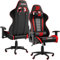 BraZen Sentinel PC Adult Chairs Gaming Chair for Adults Ergonomic Office Seat Computer Gaming Chairs for Adults Video Game Chaors Gamer PC - Red