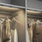 SIBI Wardrobe Lights Motion Sensor, Eye Protection Design, 4000K White, Rechargeable Under Cabinet Kitchen Lighting, LED Lights for Cupboard, Wardrobe, Closet, Stair, 2 Pack