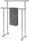 HISKA massiver standfester Handtuchständer aus Edelstahl, freistehender Handtuchhalter, HxBxT: 106x76x32 cm oder in Wunschbreite