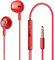 Lenovo HF140 Auricolari cablati con microfono - Rosso