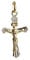 NKlaus Kreuz INRI Kettenanhänger 333 Gold Gelbgold diamantiert Goldkreuz Kruzifix Jesus 7980