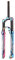 Federgabel,Luftdruck-Stoßdämpfergabel Bunte Vakuumbeschichtung Mountainbike Gabeln Fahrrad Trekking Gabel (Size : 27.5inch)