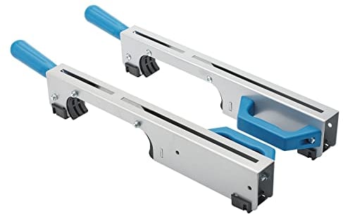 Draper 98411 Lot de 2 supports de fixation Argenté/bleu et noir