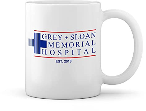 Grey's Anatomy Greys and Sloan Memorial Hospital Weiße Tasse Mug