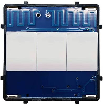 BSEED Interrupteur Connecté WiFi 3 Gang 1 Voie avec LED-aucun fil neutre requis