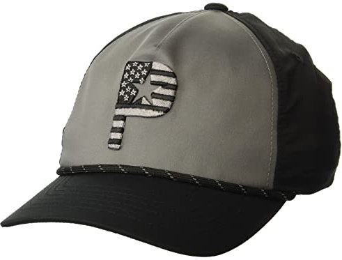 Puma Golf Men's Pars Stripes Rope Cap Hat, Puma Black, One Size