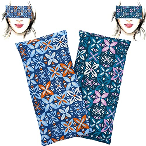 Augenkissen yoga Pack 2-80's | Lavendel Samen und Reis | Yoga, Meditation, Entspannung, für Ihre Augen ..