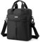 zhongningyifeng Bolso bandolera para laptop de 14 pulgadas para hombre, de nailon, impermeable, casual, color negro, para trabajo, viajes al aire libre, Black