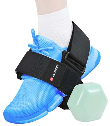 Fitness Tibialis Trainer Dumbbell Foot Strap - Monkey Feet Dumbbell Leg Muscles Strength Suitable For Home Leg Training Ankle Weights (Black)