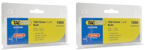Tacwise 0363 Typ 180/32mm verzinkte Nägel, 1.000 Stück (Packung mit 2)