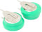 Long Lasting 1.2V 80mAh Coin Cell Battery 10 NiMh Rechargeable Batteries For Electric Toy Solar Equipment Calendar NiMh Batteries Leak Proof Battery