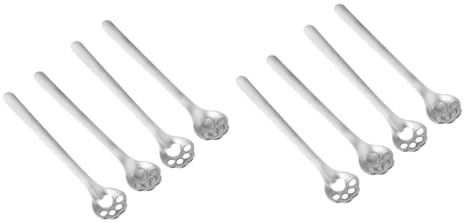 Garneck Lot De 2 Cuillères À Café En Acier Inoxydable Cuillères À Mélanger Pour Desserts Au Thé 8 Pièces X 2