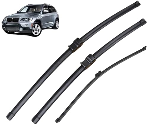 Scheibenwischer vorne & Hinten Wischerblätter Set Für BMW X5 E70 2006-2011 24+20+15 Wischerblätter reinigen