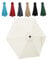 JEDAL Toile De Rechange pour Parasol Déporté 2.50m 2.70m 3.0m 6 Baleines, Auvent De Rechange pour Parasol De Terrasse Housse De Rechange De ​Parapluie Anti-UV(Blanca,270cm)