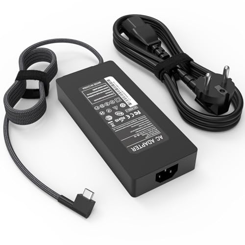 230W Laptop Ladekabel für Razer Blade Pro 17 4K RZ09 RC30-0248 GTX1060 GTX1070 RTX2070 RTX2080 GTX1660 (2014-2023), Razer Blade 14/Razer Blade 15 RTX GTX 1660Ti GTX 1070 Gaming Laptop Ladegerät