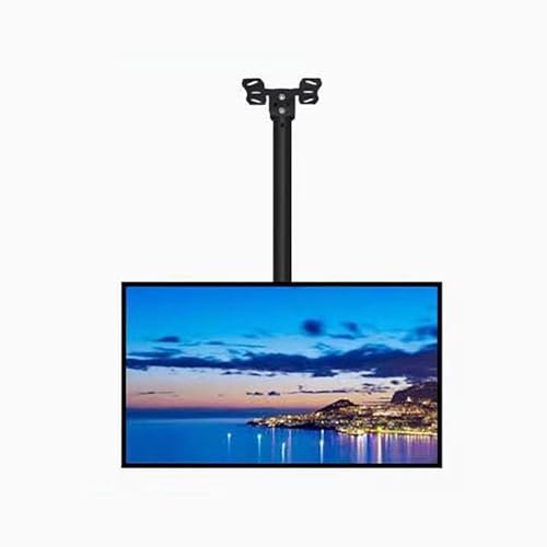 QICBYING Deckenhalter TV-Halterung - TV Wandhalterung, Passend für TV-Lifte mit Einstellbarer Neigung von 37-85 Zoll, TV-Lift-Halterung mit Teleskophöhenverstellung, TV-Halterung zum Aufhängen