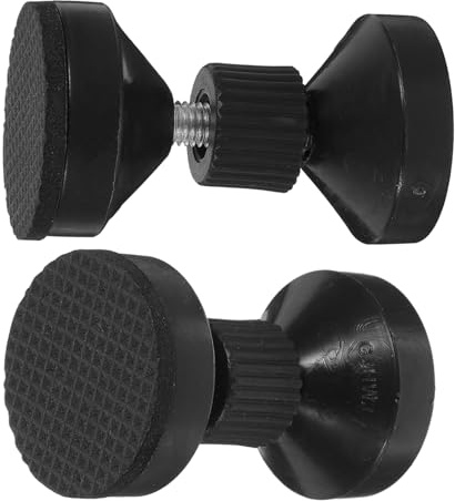 Headboard Stoppers for Narrow Gaps 2 Pack Threaded Bed Frame Anti-shake Tool Stop Headboard from Hitting Wall Easy Install Sturdy Material Furniture Stabilizer