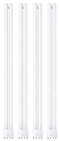NCC-Licht 4x Kompaktleuchtstofflampe 36W/827 2G11 4-Pin warmweiß 2700K | Kompatibel mit Osram Dulux L und Philips Master PL-L 36W CFL