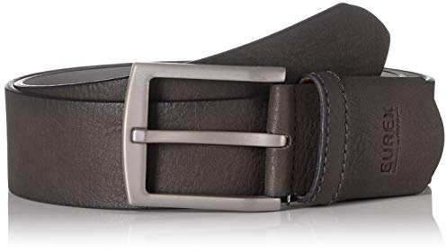 Eurex by Brax Herren Leder Dehnbund Gürtel, 02 Black, 100