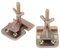 2pcs/Set Silk Screen Printing, Power Tool Accessories Jigs Hinge Clamps, Metal Butterfly Hinge Clamps Screen Printing DIY Tool