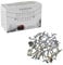 Buchstabengirlande Girlande Buchstaben Zahlen Symbole 100-teilig (Silber)
