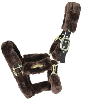 Kentucky Schaffell Versandhalfter - Braun - Pony
