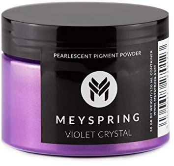 MEYSPRING Violet Crystal Epoxy Resin Color Pigment - 50g - Mica Powder for Epoxy