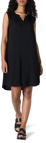 Amazon Essentials Robe Droite Tissée sans Manches Femme
