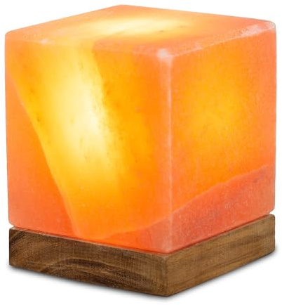 Lampe en Cristal de Sel Cube