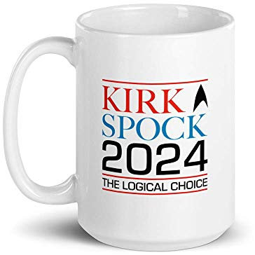Star Trek: The Original Series Kirk & Spock 2024 Weiße Tasse – 425 ml