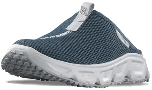 Salomon Reelax Slide 6.0 Zuecos Confort Hombre con Suela Goma EVA Amortiguada para Más Comodidad, Transpirable para Pies Cansados, Blue Ashes, 49 1/3