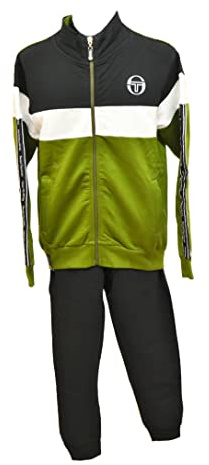 Sergio Tacchini Trainingsanzug für Jungen und Kinder, Sweatshirt, Winteranzug, Teenager, Winteranzug, To270 Army, 16 Jahre