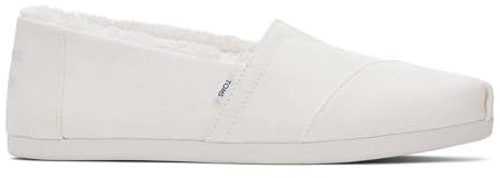 TOMS Alpargata para Mujer, Blanco (Canvas), 38 EU