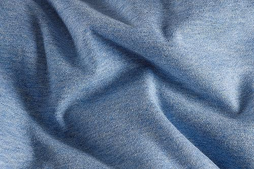 pic Bear Stillmond Ersatzbezug - hochwertige anschmiegsame Jersey Baumwolle für Schmusekissen - Stillkissen - 120 cm - Blue Demin Melange