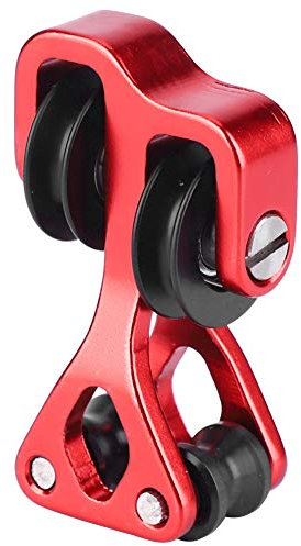 MUNEFE Compoundbogen-Sehnenstopper, Bogenschießen-Kabelrutsche, Bogensehnenstopper Für Alle Niveaus von Bogenschießen-Enthusiasten(Rot)