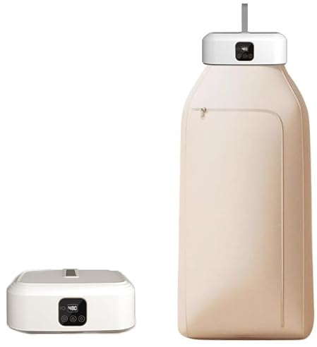 SONLED Secadora de Ropa portátil, pequeña Secadora eléctrica para Ropa Ligera, Ropa Interior, Ropa de bebé, Secadora Plegable para apartamento, RV, Viajes, Hotel, Camping, Control Remoto Inteligente