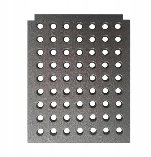 Grille de Four d'Angle pour Cheminée - 29 x 29 cm - En Fonte - Robuste - Grille de Feu - Table - 290 x 290 mm