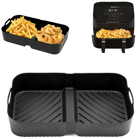 Reusable Air Fryer Liners for Instant VersaZone 8.5L, Air Fryer Silicone Liners Reusable Air Fryer Inserts, Air Fryer Accessories Compatible with Instant VersaZone Dual Air Fryer 8.5L