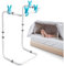 DePango Decke Lifter für Füße, verstellbare Höhe Decke Lifter für Fuß des Bettes, Aluminiumlegierung Decke Lifter für Fuß Zehen Bein Knie Knöchel Post Surgery Recovery, 4 Clips enthalten