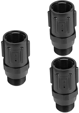 Yardwe 3St Thread-Schnittstelle druckregler tröpfchenbewässerung Ersatzregler Tropfbewässerungsteile Bewässerungsdruckventil Schlauch Druckminderer für Tropfbewässerung Druck-Regler