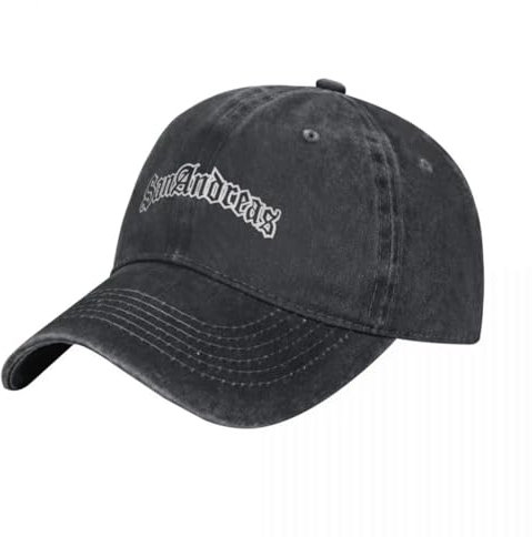 GTA San Baseballkappe Andreas Logo Outdoor Sport gewaschen Trucker Hut Paar Frauen Fitted Retro Print Baseballkappen Geschenk