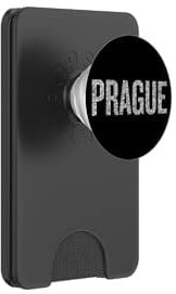 Prague Vintage City Design Travel Destination PopSockets PopWallet for MagSafe