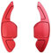 Paddle Shift Booster Knopf Für Skoda Für Octavia A5 MK2 1Z RS VRS RS Combi Scout 2010 2012 Autolenkrad Schaltwippenverlängerung Schalthebel DSG Getriebe(Rot)