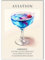 Happymotive – Premium Cocktail Poster wahlweise in DIN A3 oder DIN A4 – Premium Druck auf 300g Papier – Wanddekoration für Bar, Küche und Homebar, Office ohne Rahmen Aviation A4