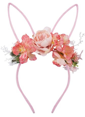 Osterhasen Ohr Stirnband Plüsch Cosplay Kostüm Zubehör für Osterfest Comic Konventionen Haarreife Stirnbänder Glitzerndes großes Hasenohren-Stirnband für Ostern Party-Haarschmuck