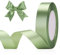 G2PLUS Salbei Grün Satinband 20mm, Dekoration Geschenkband, 22m Schleifenband zum Bastel, Grün Satin Dekoband für Geschenkverpackung, Dekoration