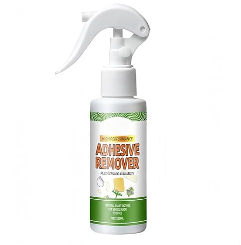 Hochleistungs-Klebstoffentferner, 120ml Sprühflasche, mit Reinigungstuch und Schaber