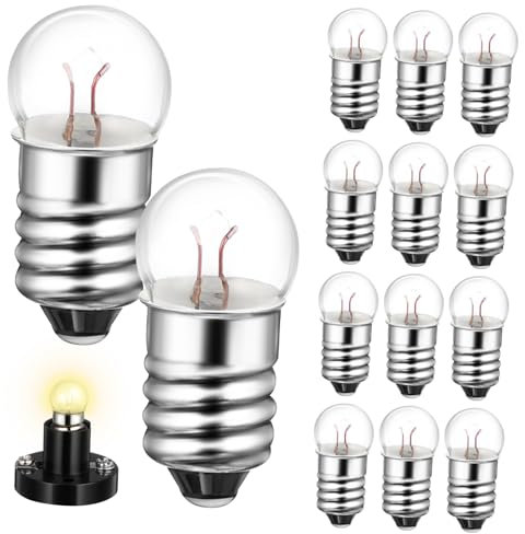 SEWACC 50pcs Small Light Bulbs for Electrical Experiments for School Teaching Instruments Flashlight Source and Science Projects Lightweight and Portable