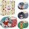 Weihnachtskerzen,Duftkerzen Geschenkset,Tragbares Blech Geschenkset im 4er-Pack,120 Brennstunden, Natürliches Sojawachs Duftkerzen Set, Duftkerze Weihnachten für Geschenke für Fraue, Neujahrsgeschenke
