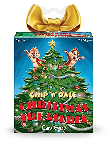 Funko 56977 Signature Games: Disney-Chip and Dale Christmas Card Game